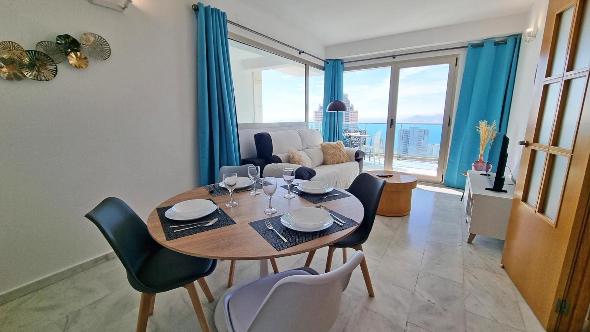 Skyline 18 Terraza Privada Con Impresionantes Vistas Al Mar Apartment Бенидорм Екстериор снимка